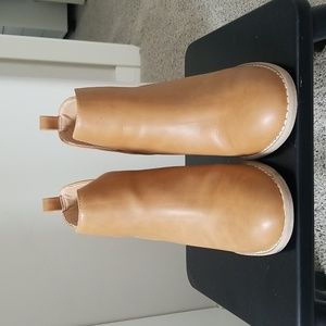 Report Tan Leather Ankle Boots